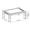 Techly ρυθμιζόμενη βάση Smart Stand ICA-MS 401