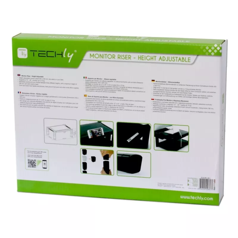 Techly ρυθμιζόμενη βάση Smart Stand ICA-MS 401
