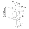 Techly ICA-LCD-900 76,2 cm (30 inch) μαύρη