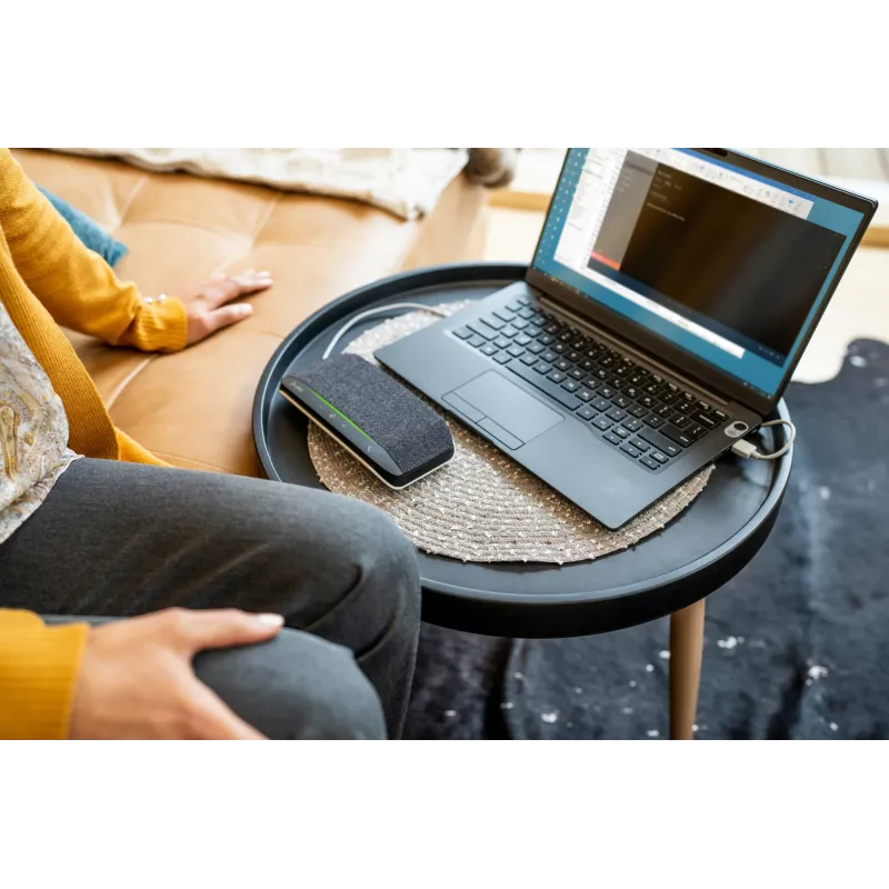 Ηχείο HP Poly Sync 10 + καλώδιο USB-A σε USB-C, PC, μαύρο, 0,715 m, Windows 10, Windows 11, MacOS, 100–7800 Hz
