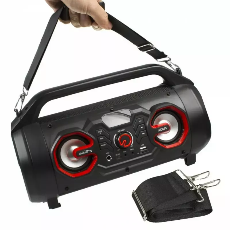 Φορητό ηχείο Bazooka Audiocore AC875, Μαύρο