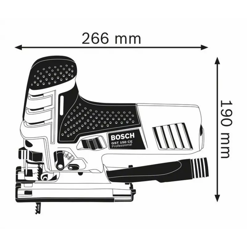 Bosch 0 601 512 000 Σέγα 780 W 2,6 kg