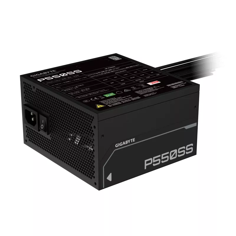 Τροφοδοτικό GIGABYTE P550SS – PCIe 5.0, 80 PLUS Silver, 120mm GP-P650SS EU