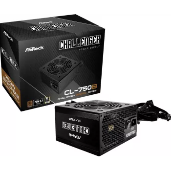 Τροφοδοτικό ASROCK Challenger Cl-750b 750 W 80+ Bronze μαύρο ATX