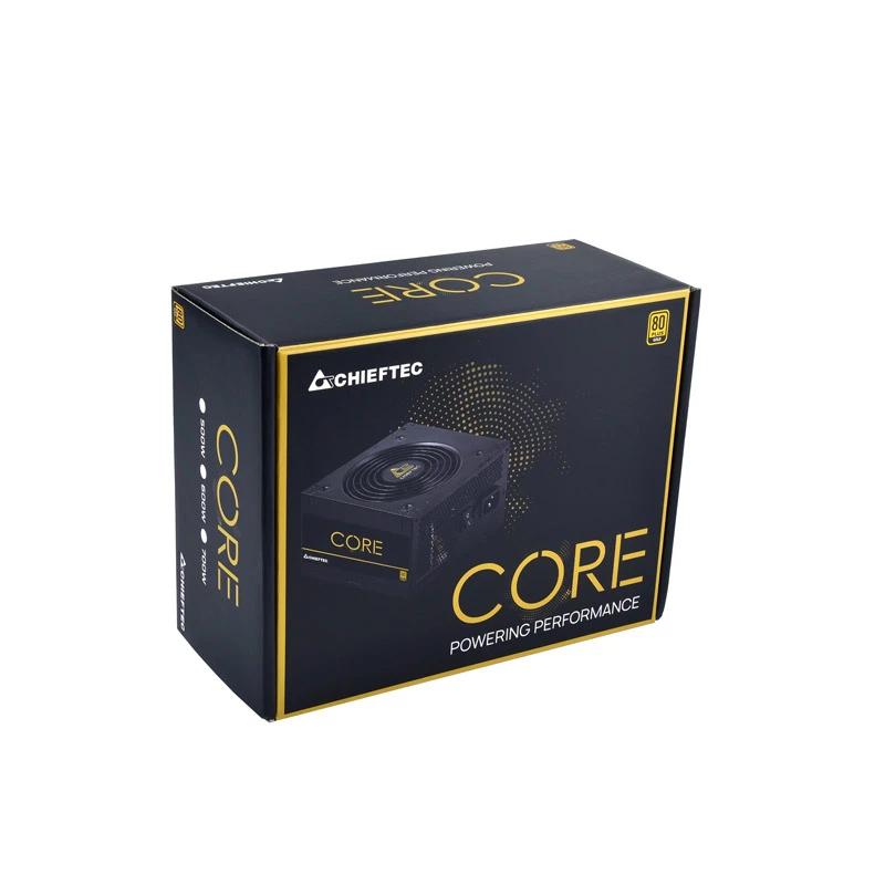 Chieftec Core BBS-600S τροφοδοτικό 600 W 24-pol ATX PS/2 μαύρο