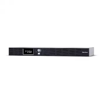 Rackmount Line-Interactive UPS CYBERPOWER OR600ERM1U — 0,6 kVA / 360 W, 6x έξοδοι C13, AVR, LCD, ασημί, 1U