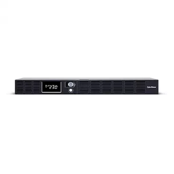 Rackmount Line-Interactive UPS CYBERPOWER OR600ERM1U — 0,6 kVA / 360 W, 6x έξοδοι C13, AVR, LCD, ασημί, 1U