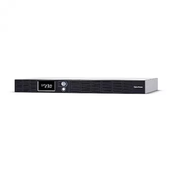 Σύστημα αδιάλειπτης παροχής ισχύος CYBERPOWER OR1000ERM1U — 1 kVA (600 W), Line-Interactive, Rackmount 1U, 6× έξοδοι C13, LCD, ασημί