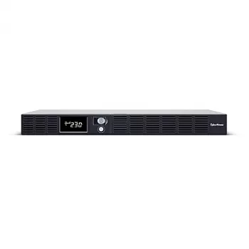 Σύστημα αδιάλειπτης παροχής ισχύος CYBERPOWER OR1000ERM1U — 1 kVA (600 W), Line-Interactive, Rackmount 1U, 6× έξοδοι C13, LCD, ασημί