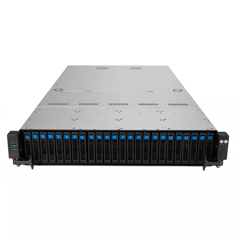 ASUS RS521A-E12-RS24U Socket SP5 Rack (2U) μαύρο, ασημί