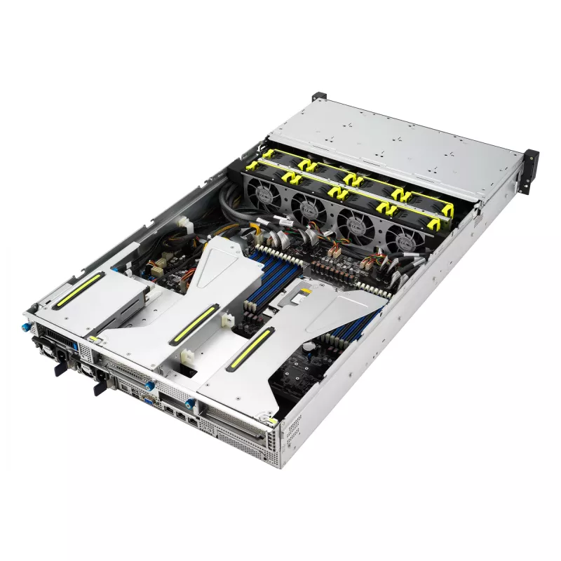 ASUS RS521A-E12-RS24U Socket SP5 Rack (2U) μαύρο, ασημί