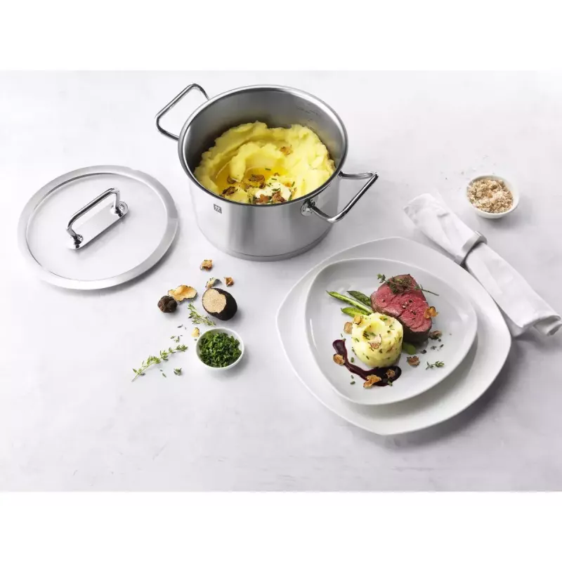 Στρογγυλή κατσαρόλα ZWILLING Pro 6,2 l Ασημί 24 cm