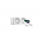 All-in-One υδρόψυξη DeepCool LT520 WH, λευκή, ψυγείο 240 mm, 2x120 mm ανεμιστήρες FDB, PWM, υποστήριξη LGA/AM4/AM5/sTR4