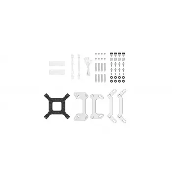 All-in-One υδρόψυξη DeepCool LT520 WH, λευκή, ψυγείο 240 mm, 2x120 mm ανεμιστήρες FDB, PWM, υποστήριξη LGA/AM4/AM5/sTR4