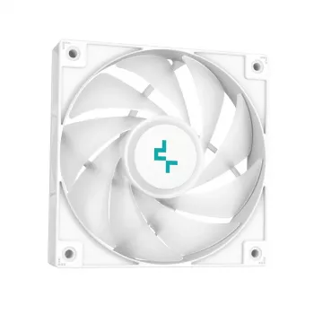 All-in-One υδρόψυξη DeepCool LS520 SE WH – ψυγείο 240 mm, 2x 120 mm ανεμιστήρες PWM, λευκή, χάλκινη βάση