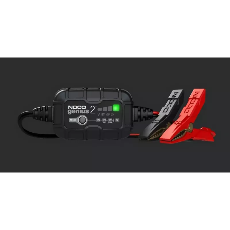 Φορτιστής μπαταρίας NOCO GENIUS2EU 2A έξυπνος φορτιστής συμπαγής σχεδιασμός