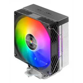 Ψύκτρα αέρα TACENS Mars Gaming MCPU-X4ARGB — ανεμιστήρας ARGB 120 mm, 4 heatpipes, TDP 220 W, PWM, υποστήριξη LGA1200