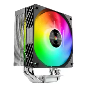 Ψύκτρα αέρα TACENS Mars Gaming MCPU-X4ARGB — ανεμιστήρας ARGB 120 mm, 4 heatpipes, TDP 220 W, PWM, υποστήριξη LGA1200