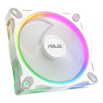 Ανεμιστήρας PC 120 mm ASUS Prime MR120 ARGB Reverse White – 1600 U/min, 58 CFM, PWM, ρουλεμάν ολίσθησης