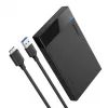 Θήκη HDD/SSD UGREEN 30848 μαύρη 2,5 ίντσες, USB 3.0, SATA I/II/III, έως 10 TB, 5 Gbit/s