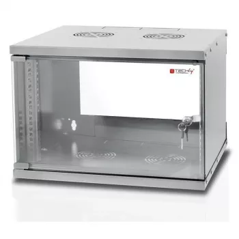 Techly Wall Rack Cabinet 19 6U prof. 450 γκρι Συναρμολογημένο I-CASE EL-1006G45