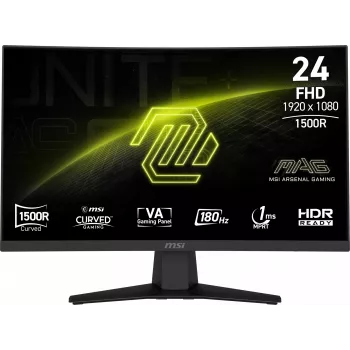 Οθόνη υπολογιστή MSI MAG 244C 59,9 cm (23,6 inch) 1920 x 1080 Pixel Full HD LCD μαύρη