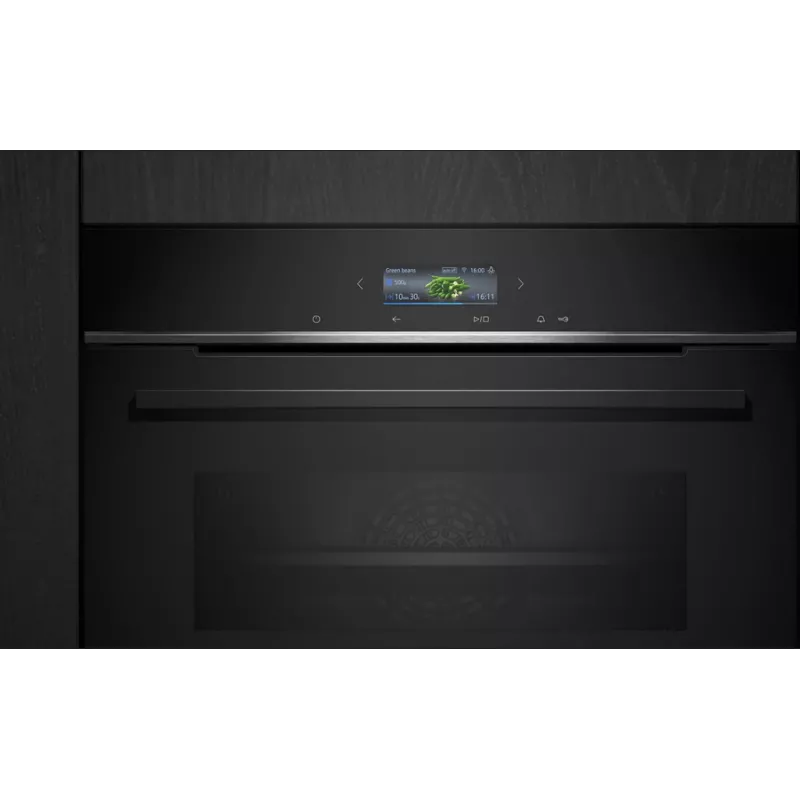 Siemens iQ700 HB734G1B1 Φούρνος 71 L 3600 W μαύρο