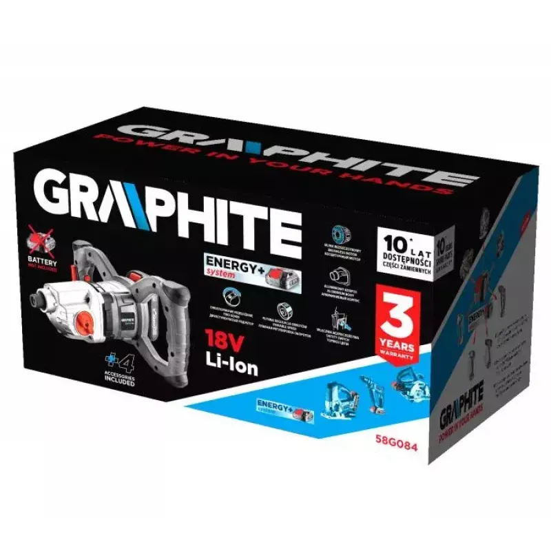 Βενζινοκίνητο τρυπάνι εδάφους Graphite 58G084