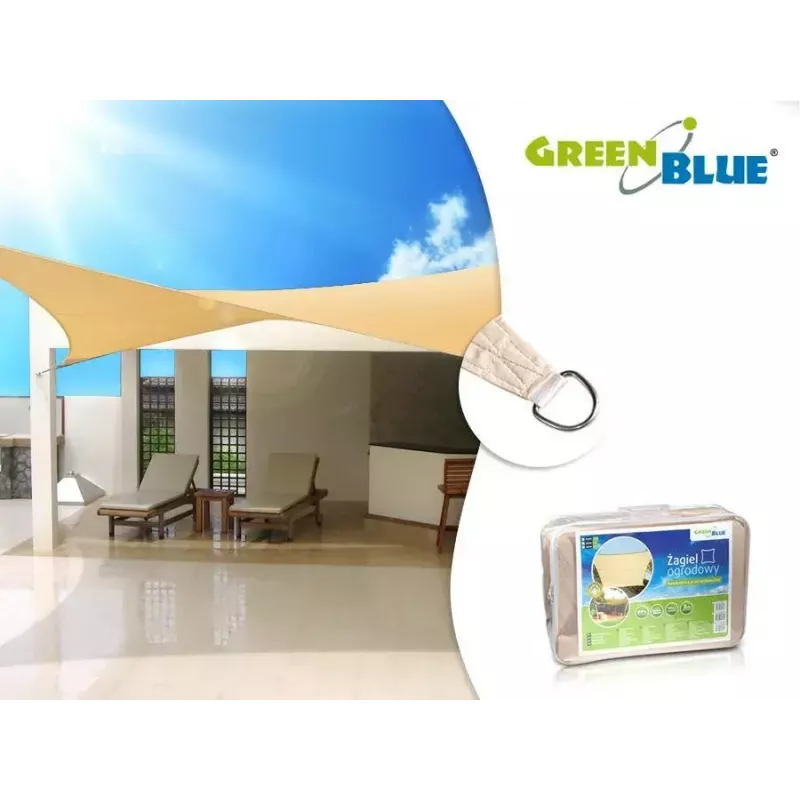 GreenBlue GB505 Σκίαστρο UV 5 m τετράγωνη εξωτερική επικάλυψη πολυεστέρα