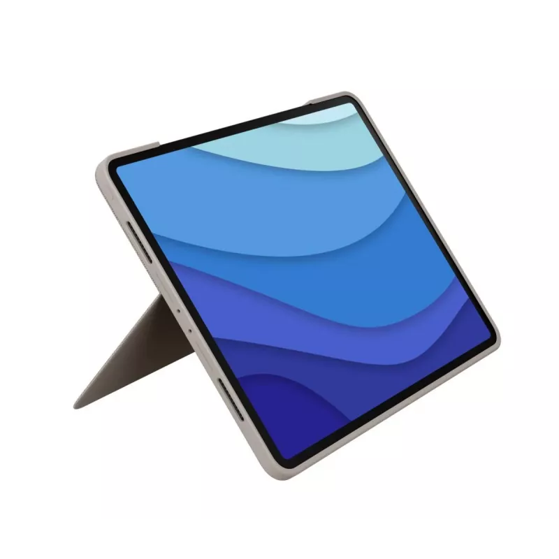 LOGITECH Combo Touch - Sand για iPad Pro 12,9 ίντσες (5η γενιά) - US International QWERTY