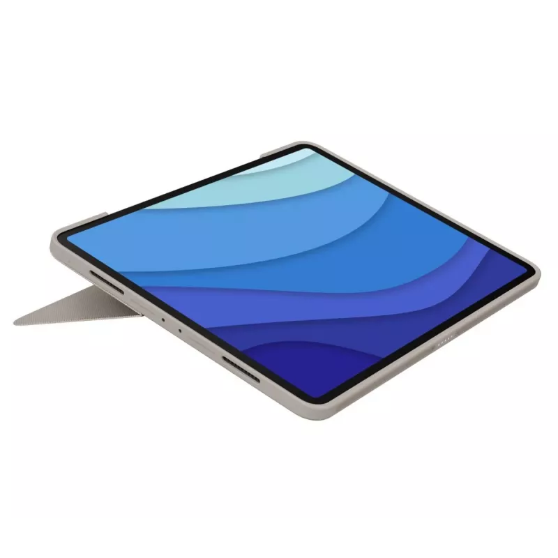 LOGITECH Combo Touch - Sand για iPad Pro 12,9 ίντσες (5η γενιά) - US International QWERTY