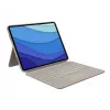 LOGITECH Combo Touch - Sand για iPad Pro 12,9 ίντσες (5η γενιά) - US International QWERTY
