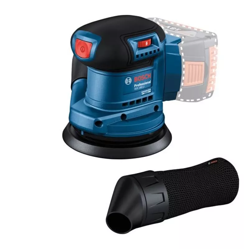 Bosch GEX 185-LI Professional εκκεντρικός λειαντήρας 10000 OPM μπλε