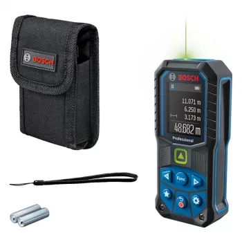 Bosch GLM 50-25 G Professional λέιζερ μετρητής αποστάσεων, 50 m, πράσινο λέιζερ, ±1,5 mm, κλάση λέιζερ 2, μπλε/μαύρο
