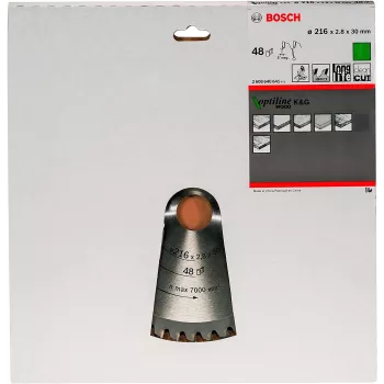 Bosch Optiline Wood 2608640641 δίσκος δισκοπρίονου για ξύλο