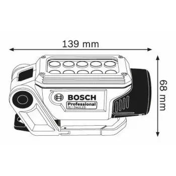 Bosch GLI DeciLED Professional Μπλε, Γκρι LED