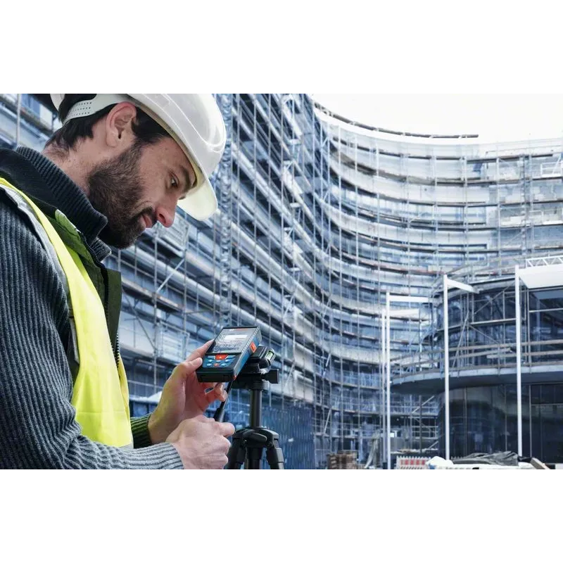 Bosch GLM 150-27 C Professional 0601072Z00 μετρητής αποστάσεων με λέιζερ, 0,08-150 m, ±1,5 mm, κλάση λέιζερ 2, μπλε/μαύρο