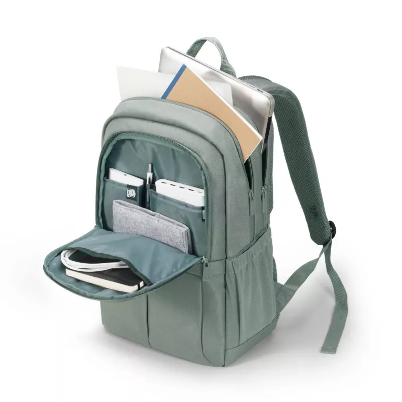 DICOTA Eco Backpack Scale - Σακίδιο notebook 13-15,6 ιντσών - Γκρι / 600d ανακυκλωμένο PET