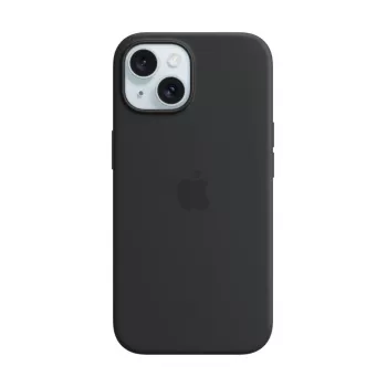 APPLE iPhone 15 – Θήκη Σιλικόνης με MagSafe – Μαύρο