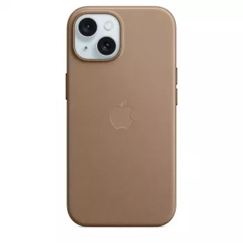 Apple FineWoven Case με MagSafe iPhone 15 Taupe
