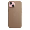 Apple FineWoven Case με MagSafe iPhone 15 Taupe