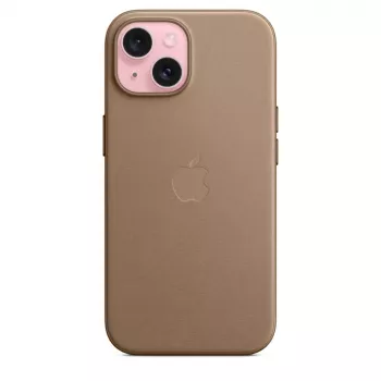 Apple FineWoven Case με MagSafe iPhone 15 Taupe