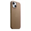 Apple FineWoven Case με MagSafe iPhone 15 Taupe