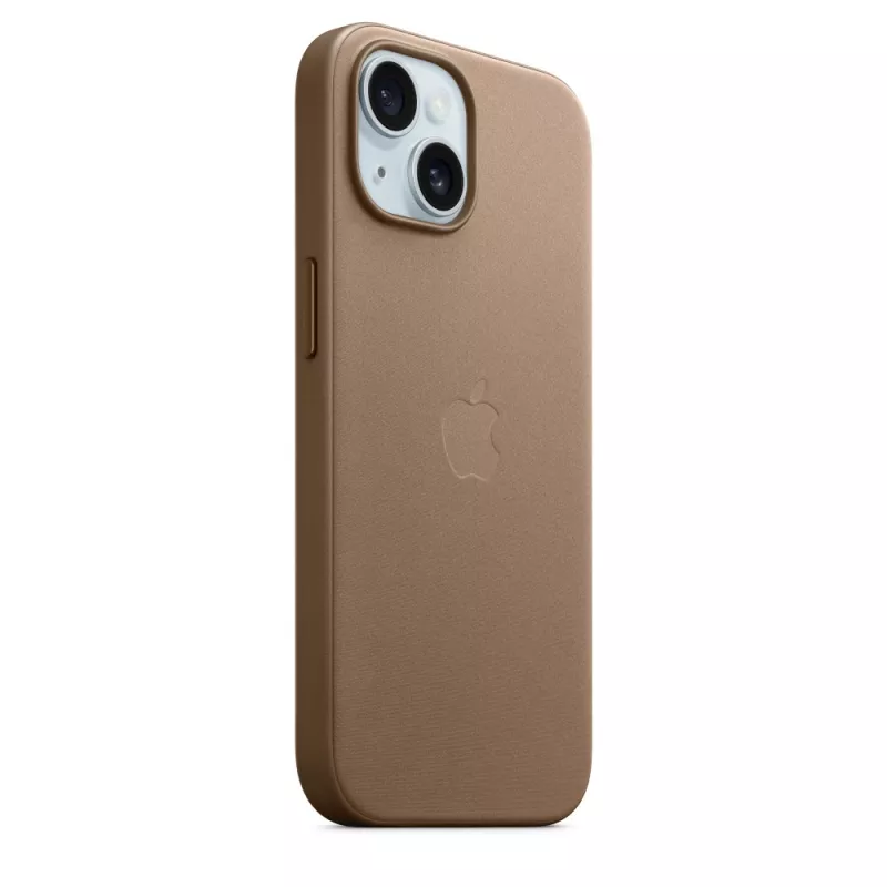 Apple FineWoven Case με MagSafe iPhone 15 Taupe