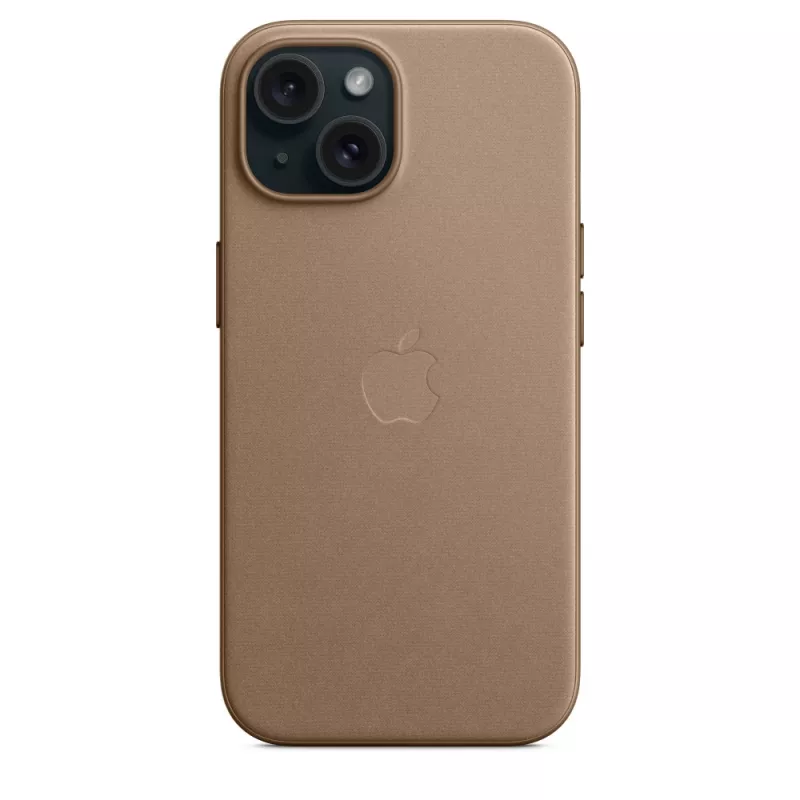 Apple FineWoven Case με MagSafe iPhone 15 Taupe
