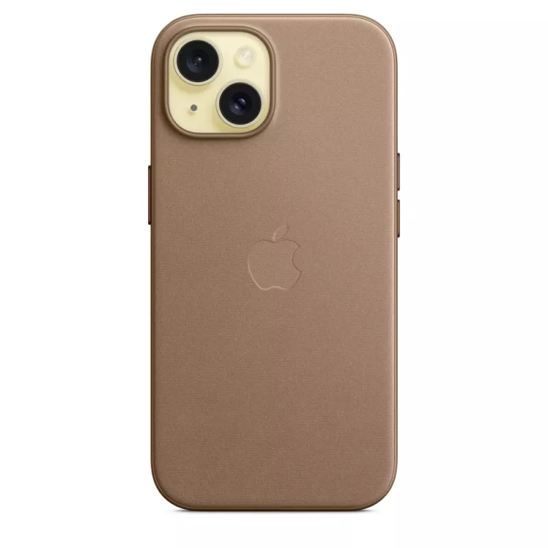 Apple FineWoven Case με MagSafe iPhone 15 Taupe