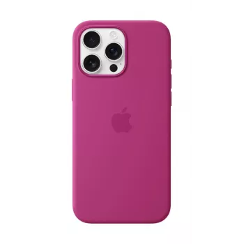 Apple θήκη σιλικόνης με MagSafe για iPhone 16 Pro Max Fuchsia