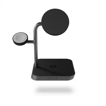 ZENS Office Charger Pro 3 μαύρο ασύρματη γρήγορη φόρτιση εσωτερικού χώρου AC