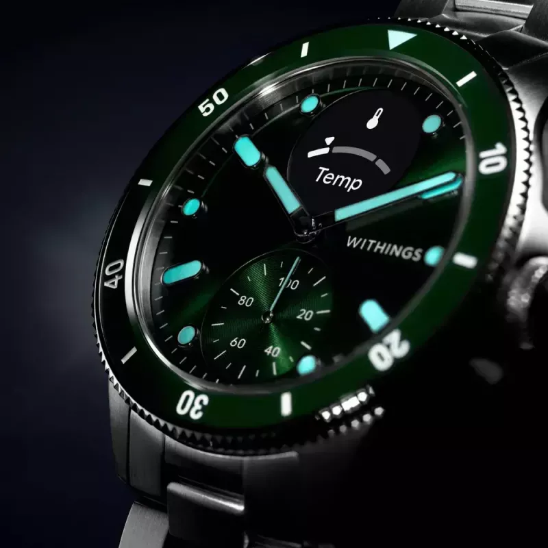Smartwatch Withings ScanWatch Nova ανοξείδωτο ατσάλι
