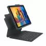 ZAGG Pro Keys ασύρματη θήκη με πληκτρολόγιο για iPad 10,9 (10ης γενιάς) / iPad 11 (A16) με υποδοχή για Apple Pencil, διάταξη UK, μαύρη/γκρι